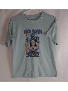 Make Market Nico Robin Graphic Anime T-Shirt Size Youth Large